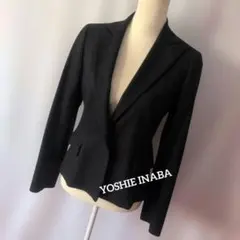 未使用☆LEQUIPE YOSHIE INABA♡カシミヤ混テーラードジャケット