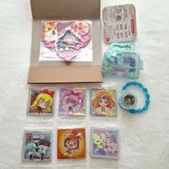 プリキュア コースター ライトブレスレット シール ハウス 詰合セット未使用