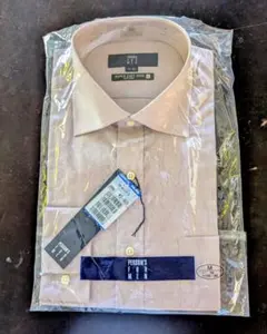 PERSON'S FOR MEN 長袖ワイシャツ Mサイズ ベージュ