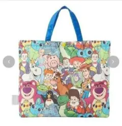 総柄 レッスンバッグ トイストーリー 30周年 しまむら ピクサー ディズニー