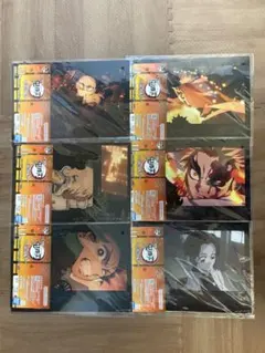 一番くじ鬼滅の刃 上弦の参 H賞 ミニビジュアルポスター 6枚セット