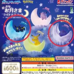 ポケットモンスター おっきなお月さまライトマスコットブラッキーメタモン2体セット