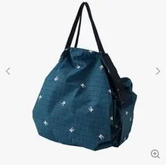 【新品未使用】ファミリア　エコバッグM シュパット　青