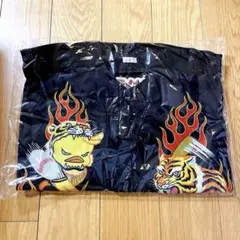 日清食品 × 阪神タイガース 刺繍入りベースボールシャツ Mサイズ