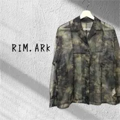 RIM.ARK リムアーク カムフラージュ柄 シアー 長袖 シャツ シーのサムネイル