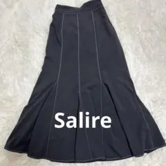 Salire サリア　バック　レースアップマーメイドロングスカート