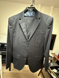 ロロ・ピアーナ Super 130’s Wool 生地 ネイビースーツ上下セット