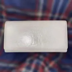HIROFU ホワイトレザー二つ折り財布のサムネイル