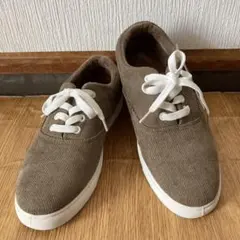 ※必読※【新品・未使用・多少汚れあり】ブラウン コーデュロイ スニーカー