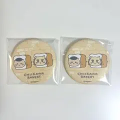 ちいかわベーカリー マット缶バッジ くりまんじゅう シーサー
