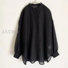 ジャイロ JAYRO スタンドカラーボリュームスリーブシアーシャツのサムネイル