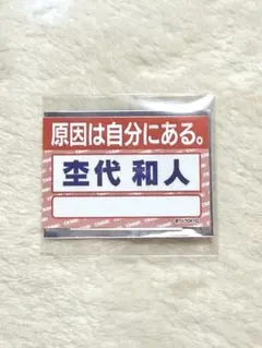 映画 モブ子の恋 劇場グッズ アクリル名札バッジセット 田中 入江 研修