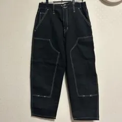 ダックダブルニーパンツ ブラック