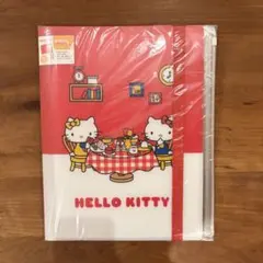 Hello Kitty ゴムバンド付きクリアファイル　5ポケット＋ファスナー