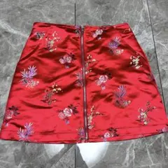 アメ村 古着屋購入 激レア チャイナスカート ギークコア