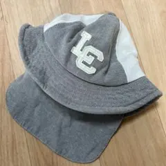 グレー ベビー帽子