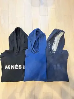 agnès b. パーカー3枚セット　オム　サイズ　イ　タバコペット無し環境のサムネイル