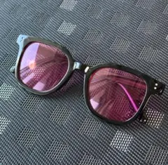 木村拓哉風　キムタク　サングラス　ウェリントン　ピンク　レンズ　SMAP