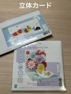 【新品】立体カード　グリーティングカード　お祝い　レター　手紙