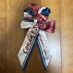 USJ ユニバ 限定 名探偵コナン リボン付き シュシュ　江戸川　コナン