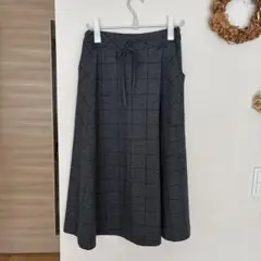 お値下げ　45rpmジャージフラノウールスカート