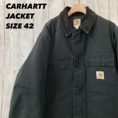 CARHARTTカーハート トラディショナルジャケットカバーオール黒L相当　古着