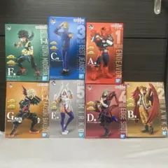 ヒロアカ　一番くじ　The Top 5 ! フィギュア　7点セット