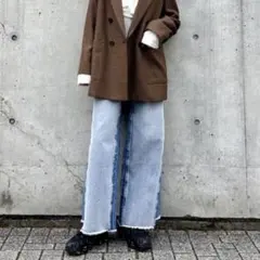 loveless 完売商品　リコンストラクトバギーデニム　美品　サイズ34のサムネイル
