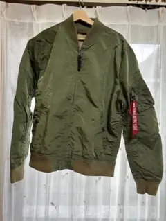 Alpha Industries MA-1 フライトジャケット セージグリーン - メルカリ