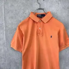 ラルフローレン ポロシャツ オレンジ M 古着
