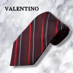 【新品】VALENTINO ヴァレンティノ ネクタイ ストライプ イタリア製のサムネイル
