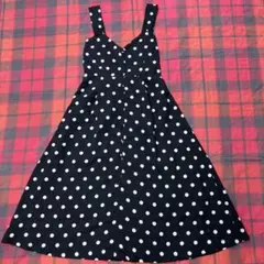 OLIVE des OLIVE ドット柄 キャミ ワンピース Fサイズ 水玉