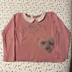 メゾピアノ　トレーナー　130サイズ　ピンク