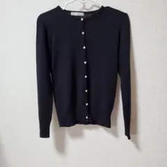 レディース　長袖カーディガン　ブラック　38サイズ
