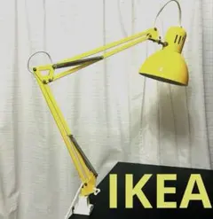 イケアIKEATERTIALテルティアル イエロー廃盤デスクワークランプオールド