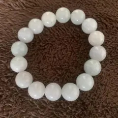 本翡翠ミャンマー産翡翠ブレスレットですN078