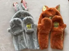 ズートピア マフラー ファンキャップ ニック ジュディ