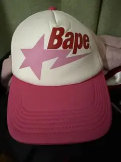 ABATHINGAPE キャップ BAPESTA ピンク - メルカリ