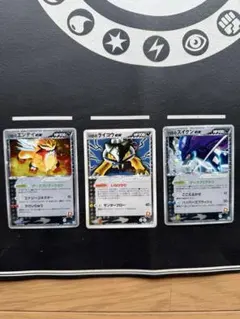 R団のライコウ ex PROMO R団のエンテイex R団のスイクンex 1EDのサムネイル