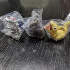 ゴジラ　指人形　GODZILLASOFVIDOLL　3体セット