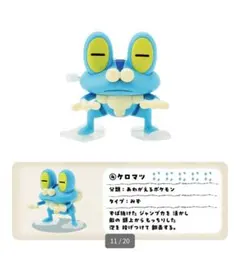 動くポケモンコレクション　ケロマツ　ポケットモンスター　ポケモン