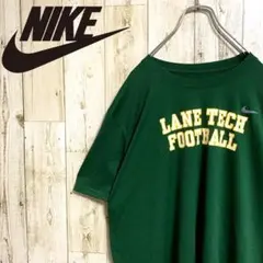 【レア】ナイキ☆ワンポイントスウッシュロゴ フットボールチームプリントTシャツ