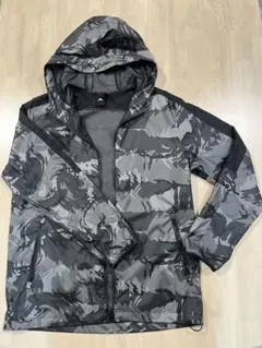 adidas ナイロンジャケット　ウィンドブレーカー　迷彩柄　メンズLサイズ