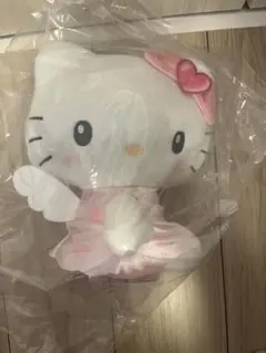 メゾピアノ×ハローキティ　エンジェルBIGぬいぐるみ　キティ