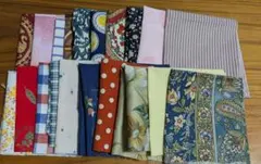 Nカットクロス　ハギレ　約20㎝✕20㎝ 20枚