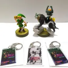 amiibo ゼルダの伝説　ムジュラの仮面　ウルフリンク +おまけ キーホルダー