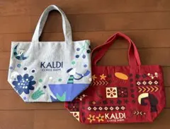 カルディ 福袋 ミニトートバッグ 2点セット KALDI 温泉・スパ用にのサムネイル