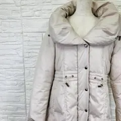 マダムパリス ロング ダウンコート ライトグレー L - メルカリ