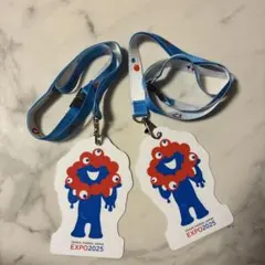 EXPO2025 ミャクミャク記念プラカード（ストラップ付き） 2個セット