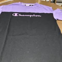 Champion 半袖Tシャツ 紫/黒 140 ガールズ